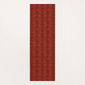 William Morris: Deep Red Acanthus Yoga Mat Yogamatte (Rückseite)