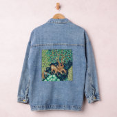 William Morris Deer by a Brook Tapesto Indigo Jeansjacke (Hangar)