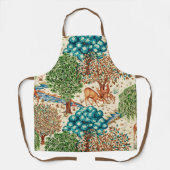 William Morris Deer by a Brook Tapestry Beige Schürze (Vorderseite)