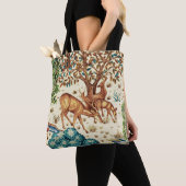 William Morris Deer by a Brook Tapestry Beige Tasche (Von Nahem)