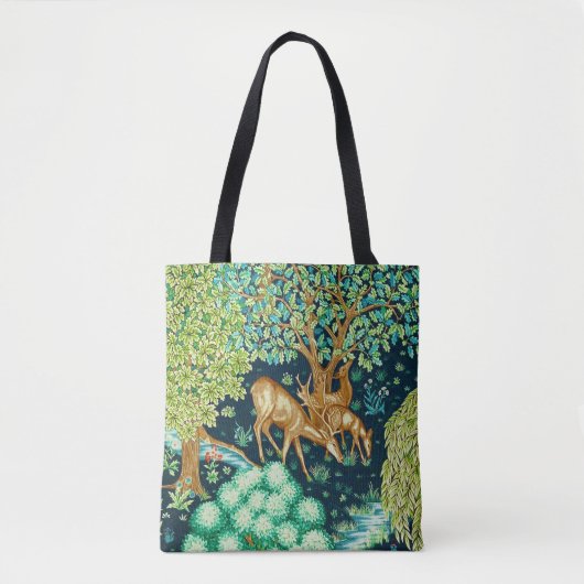 William Morris Deer by a Brook Tapestry Tasche (Vorderseite)