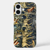 William Morris Deer und Shields in Verdant Realm Case-Mate iPhone Hülle (Rückseite)