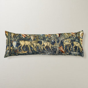 William Morris Deer und Shields in Verdant Realm Seitenschläferkissen