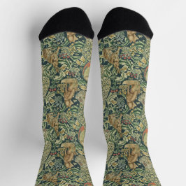 William Morris "Der Wald" Wildlife Socken