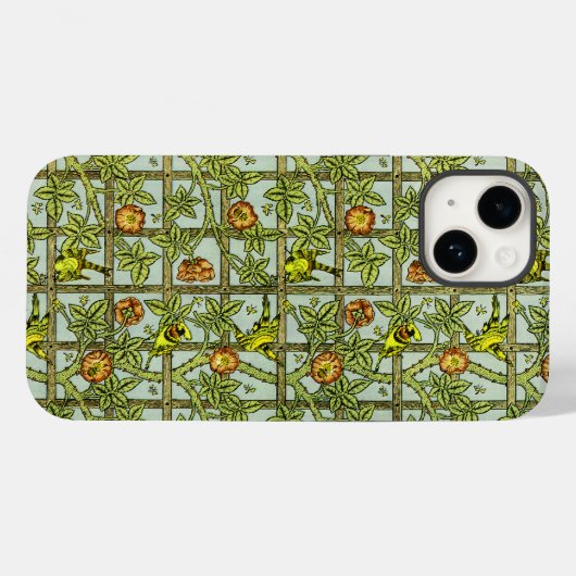 William Morris Design #5 Case-Mate iPhone Hülle (Rückseite (Horizontal))