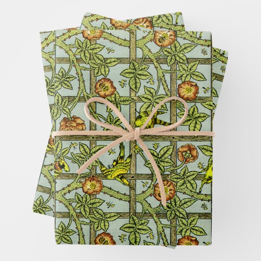 William Morris Design #5 Geschenkpapier Set (Beispiel)