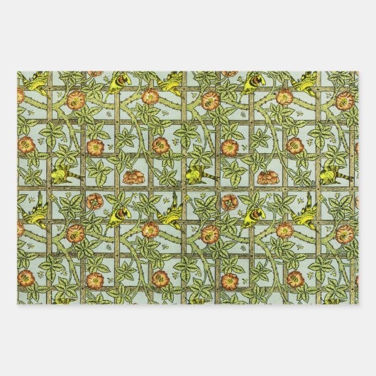 William Morris Design #5 Geschenkpapier Set (Vorderseite)