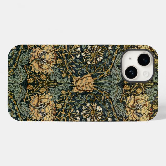 William Morris Design #7 Case-Mate iPhone Hülle (Rückseite (Horizontal))