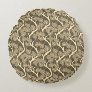 William Morris Design, Arts and Craft, botanisch,  Rundes Kissen