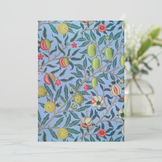 William Morris Design Einladung (Stehend Vorderseite)