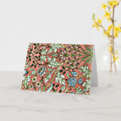 William Morris Design - Hyacinth Karte (Gelbe Blume)