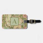 William Morris Design Norwich Pattern Gepäckanhänger (Vorderseite horizontal)