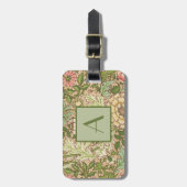 William Morris Design Norwich Pattern Gepäckanhänger (Vorderseite vertikal)
