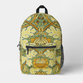 William Morris Design Nr. 11 Bedruckter Rucksack (Vorderseite)