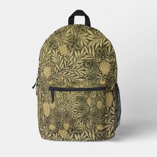 William Morris Design Nr. 12 Bedruckter Rucksack (Vorderseite)
