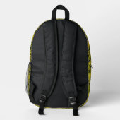 William Morris Design Nr. 1 Bedruckter Rucksack (Rückseite)