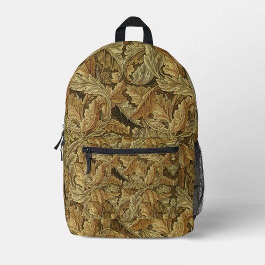 William Morris Design Nr. 2 Bedruckter Rucksack (Vorderseite)