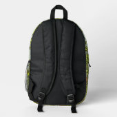 William Morris Design Nr. 5 Bedruckter Rucksack (Rückseite)