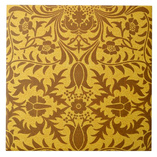 William Morris Design, Reben Gold, Fliese (Vorderseite)
