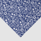 William Morris DESIGN Tissue (BLAU UND WEISS) Seidenpapier (Ausschnitt)
