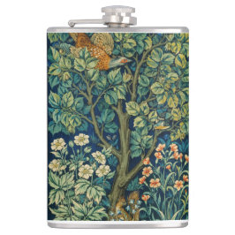 William Morris Design Vintag Style Flachmann