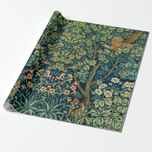 William Morris Design Vintag Style Geschenkpapier (Ungerollt)