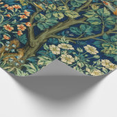 William Morris Design Vintag Style Geschenkpapier (Ecke)