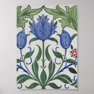 William Morris - Design von floralen Tapeten Poster