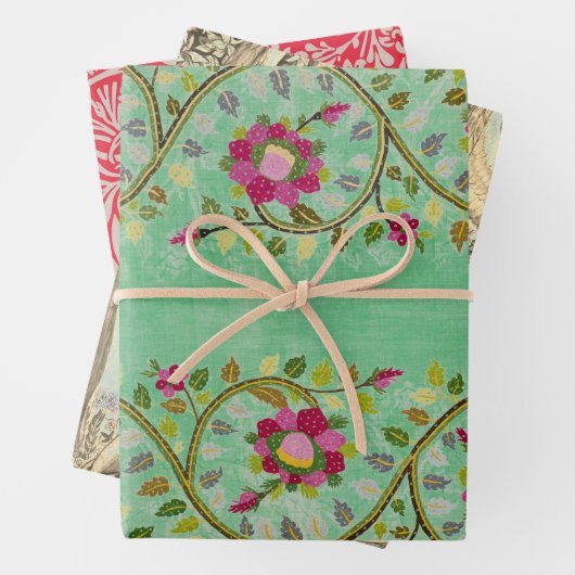 William Morris DESIGNS ANGELS Geschenkpapier Set (Beispiel)