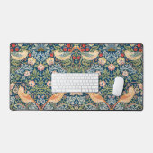 William Morris Desk Mats - Strawberry Thief Print Schreibtischunterlage (Tastatur & Maus)