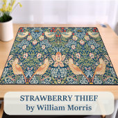 William Morris Desk Mats - Strawberry Thief Print Schreibtischunterlage