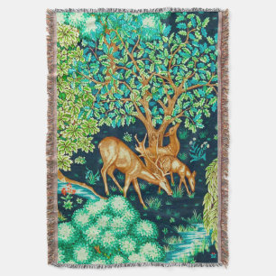 William Morris Dez. von einer Brook Tapestry Print Decke