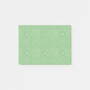 William Morris Diaper Blau Vintage Fliesenmuster Post-it Klebezettel