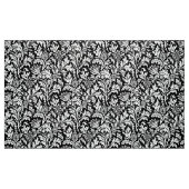 William Morris-Distel-Damast, Schwarzweiss Stoff (Fat Quarter (45,7 x 55,9 cm))