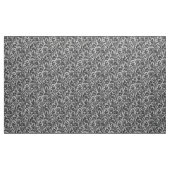 William Morris-Distel-Damast, silbernes Grau/Grau Stoff (Yard (91,4 cm))