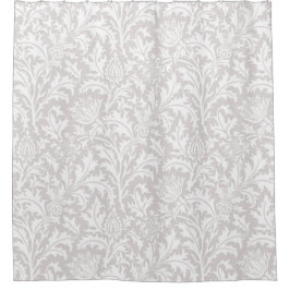 William Morris-Distel-Muster-Gewohnheits-Farbe Duschvorhang