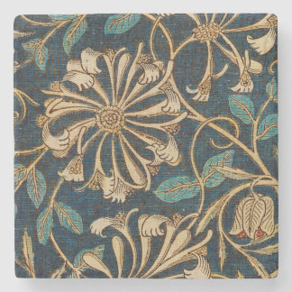 William Morris Distressed Floral Stone Untersetzer