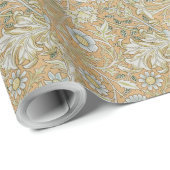 William Morris Double Bough Floral Muster Foliage Geschenkpapier (Rolleneckpunkt)