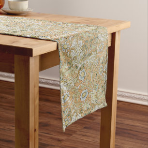 William Morris Double Bough Floral Muster Foliage Großer Tischläufer