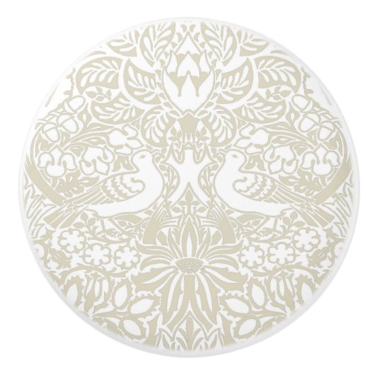 William Morris' Dove and Rose Keramik Knob Keramikknauf (Vorderseite)