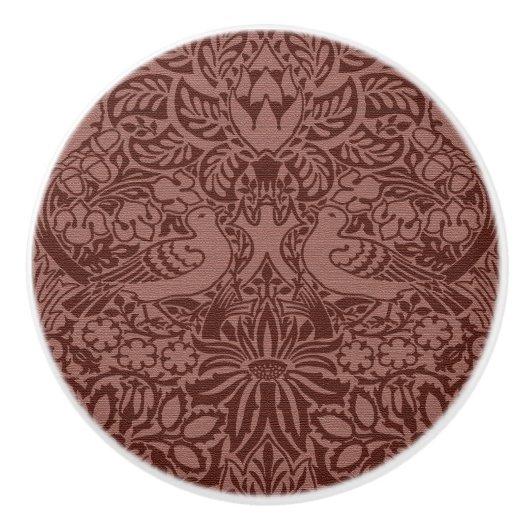 William Morris' Dove and Rose Keramik Knob Keramikknauf (Vorderseite)