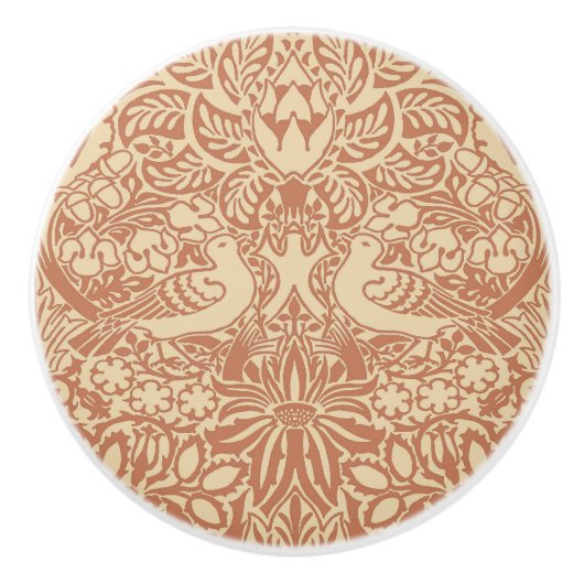 William Morris' Dove and Rose Keramik Knob Keramikknauf (Vorderseite)