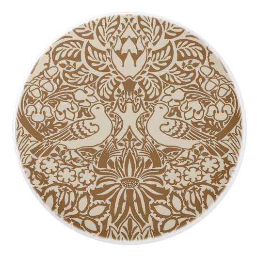 William Morris' Dove and Rose Keramik Knob Keramikknauf (Vorderseite)