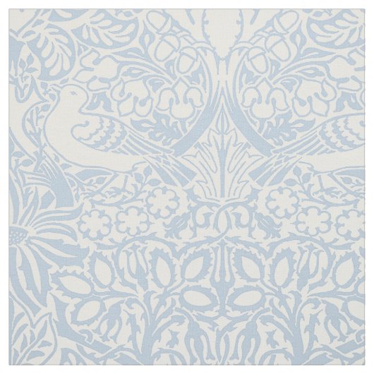William Morris' Dove and Rose, Misty Blue Stoff (Muster)