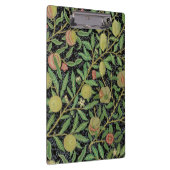 William Morris Dunkles Granatapfelfruchtmuster Klemmbrett (Rechts)