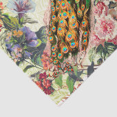 WILLIAM MORRIS, EIN FRISCHES, FLORALLES TISSUPAPIE SEIDENPAPIER (Ausschnitt)