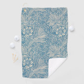 William Morris - Elegant Blue Marigold Golfhandtuch (Insitu)