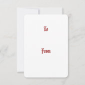 William Morris Elegante Holiday Gift Eintrittskart Einladung (Rückseite)