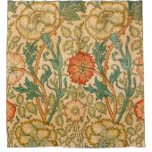 William Morris Elegante Rose Pattern Duschvorhang (Vorderseite)