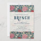 William Morris elegante rustikale Brunch-Einladung Einladung (Vorderseite)